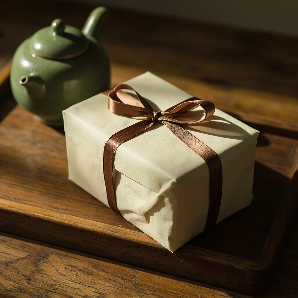 The Heritage Gift Box, linen-wrapped