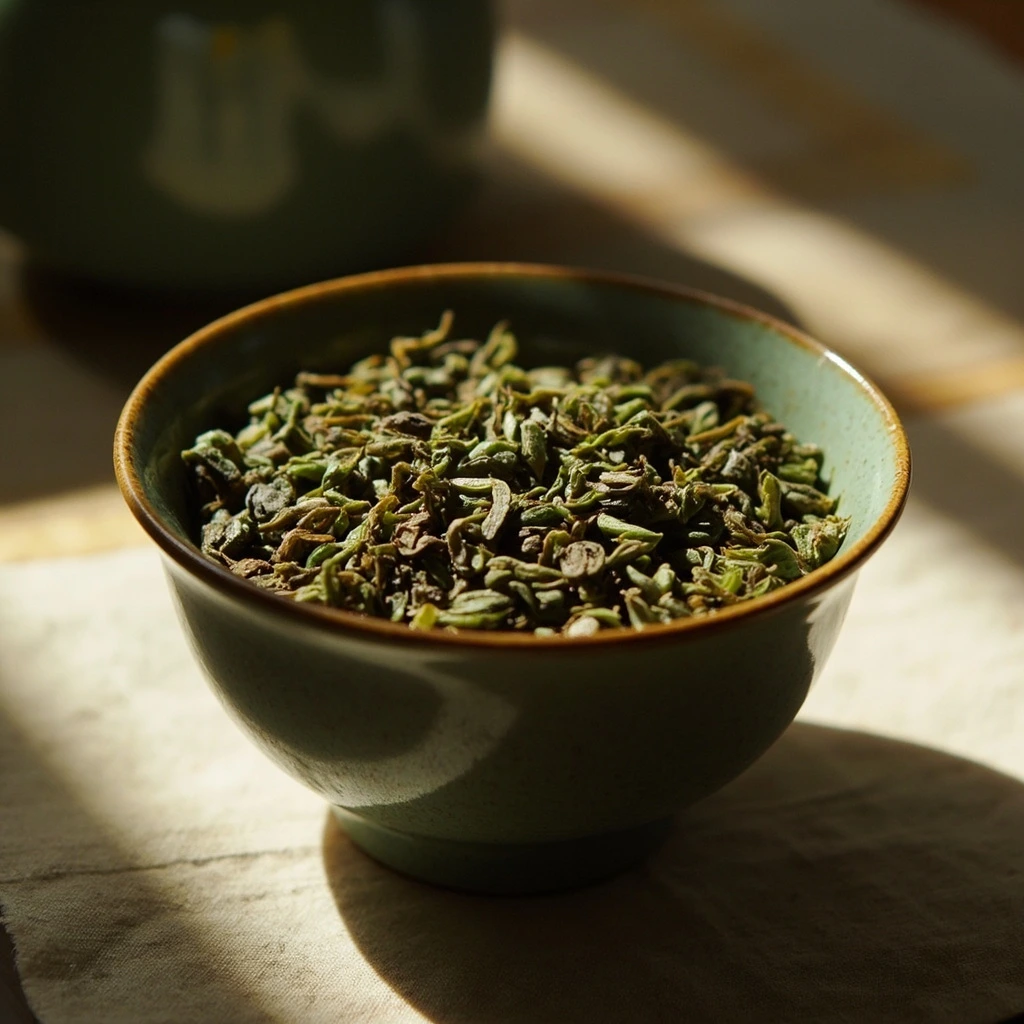 Fengqing Jade Spiral, hand-rolled